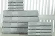 100% Combed Cotton Plush Towel Set (12-Piece) - Second Medium