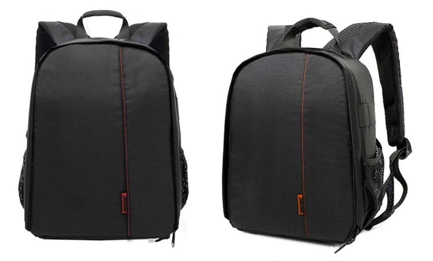 Image 2: Anti-Theft Camera Backpack