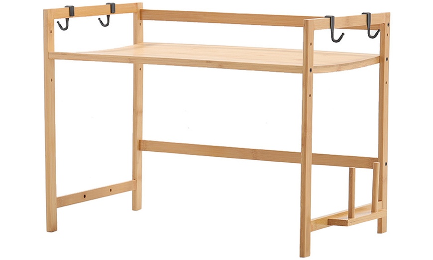 Image 1: Free-Standing Kitchen Organiser Storage Shelf