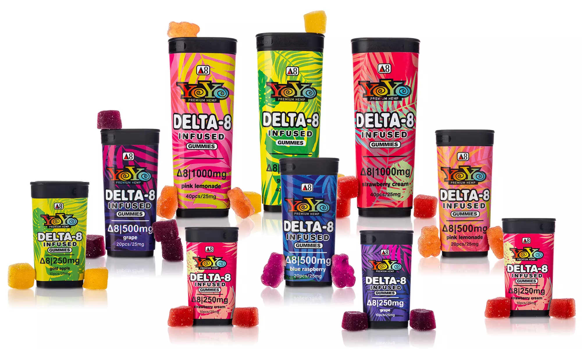 Extra Strong Delta-8 Infused Gummies from Yoyo - Voucher to Redeem - Primary Image