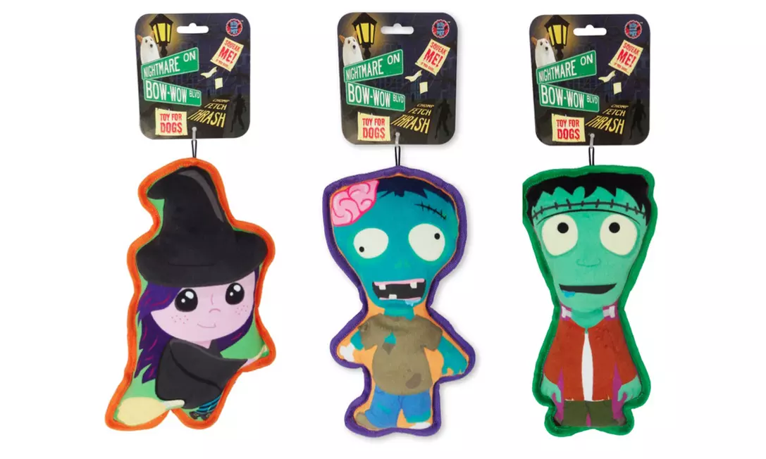 Bow Wow Pet Halloween Plush Dog Toy Set (3-Piece) - Primary Image
