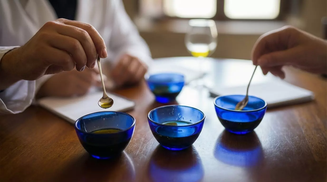 Cata de aceites con panes artesanales y embutidos valencianos