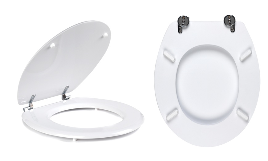 Image 3: Tongue and Groove Toilet Seat