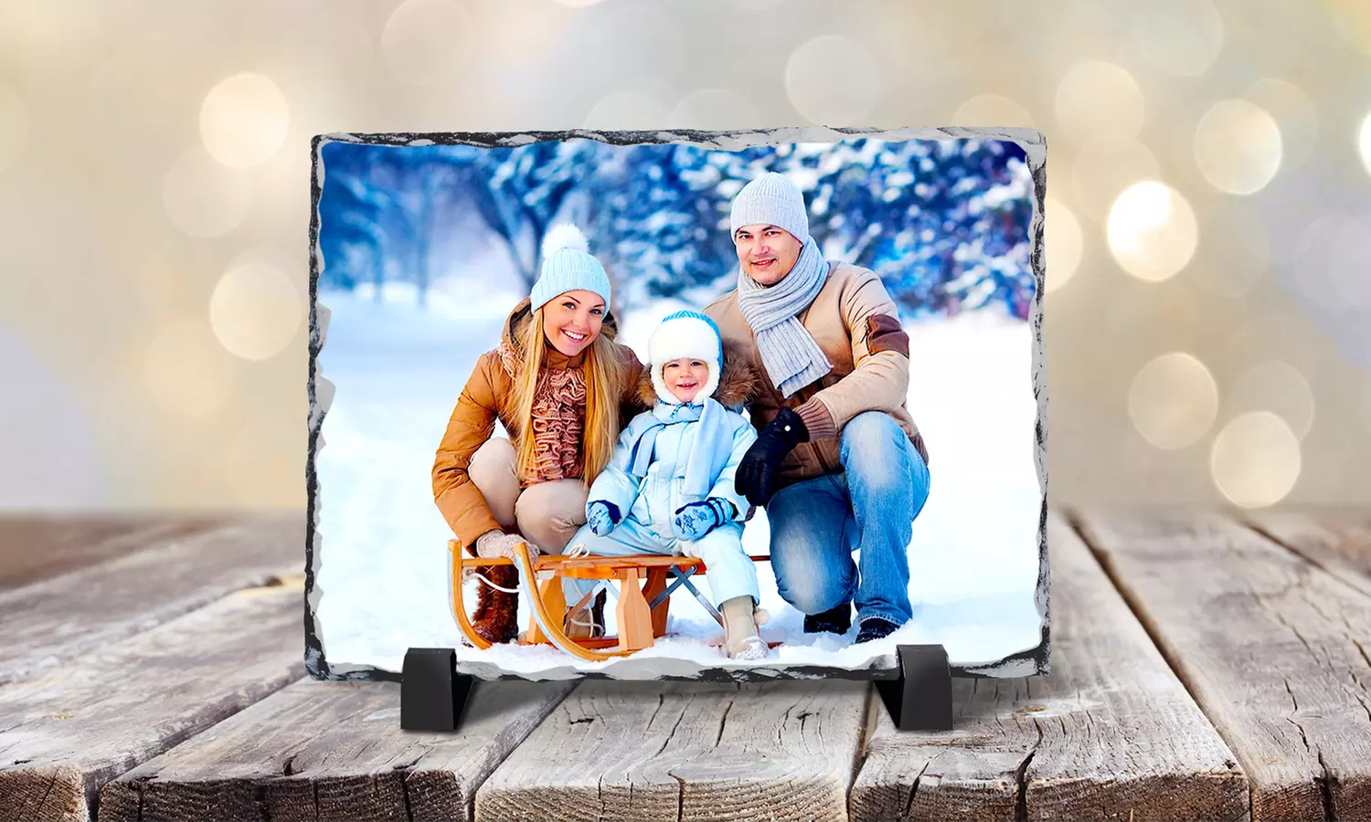 Personalised Stone Photo Slate