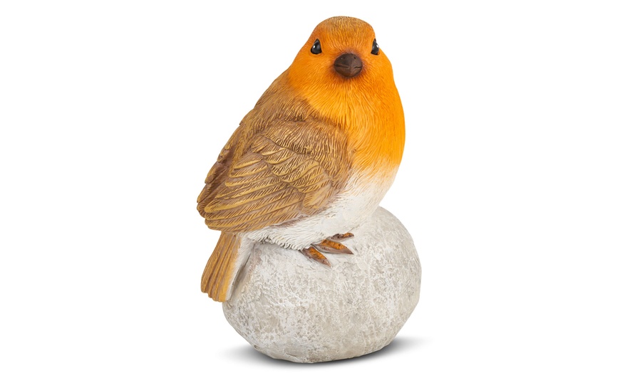 Image 6: Two or Four Robins on Stones Ornaments