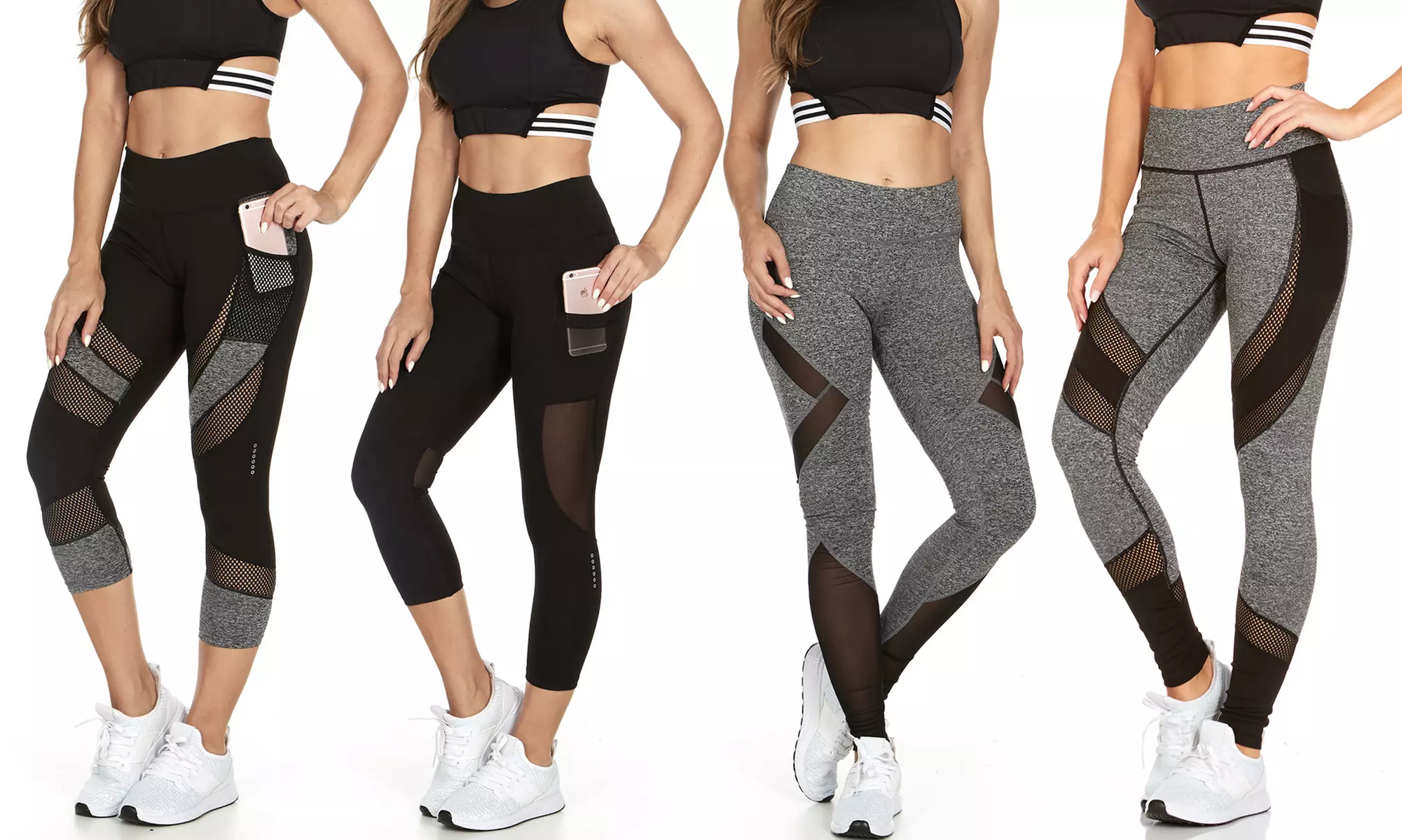 Clearance: TRAQ65 By RAG Women's Active Leggings, Capri's and Shorts (2-Pack) - Primary Image