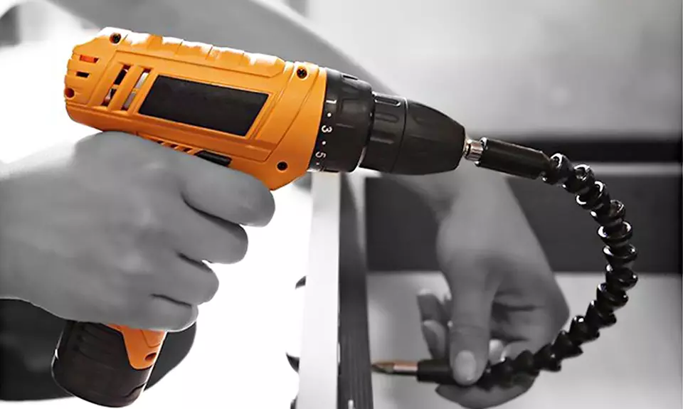Flexible Drill Bit 12" Extension Shafts (1-, 2-, or 4-Pack) - Primary Image