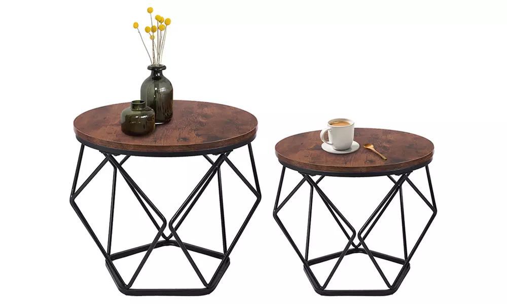 Set van 2 bijzettafels