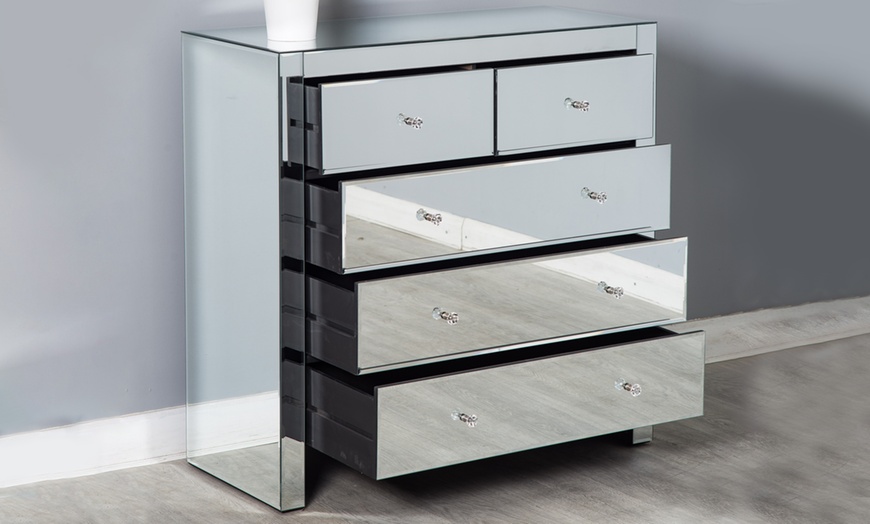 Image 2: Mirrored Bedroom Furniture