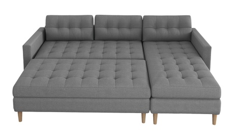 Canapé d'angle moderne avec ou sans pouf