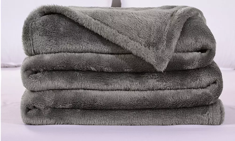 JML Soft Lightweight Plush Flannel Blanket for Bed/Sofa,King/Queen Size