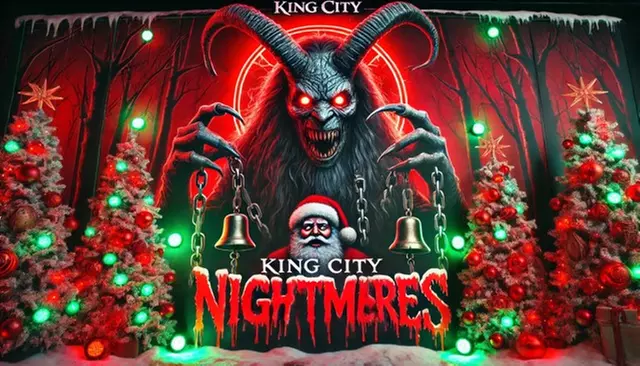Face Krampus at King City Nightmares! $22 or $40 Entry to Krampus Christmas Haunt (Up to 33%Off) - Primary Image
