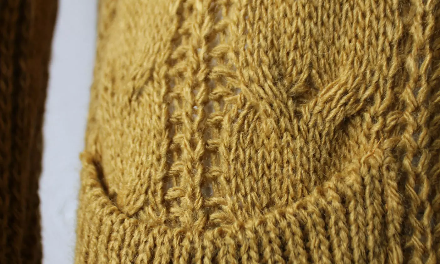 Cable Knit Pocket Jumper Dress