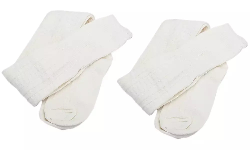 1x oder 2x Lange Strickstrümpfe für Damen