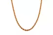 14K Rose Gold Plated Rope Chain Necklace - Second Medium