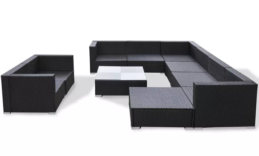 Image 57: Tuinset poly rattan