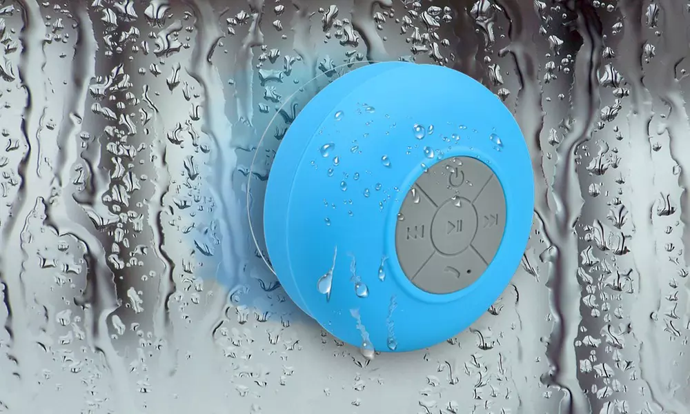 One or Two Waterproof Bluetooth Shower Speakers - Primary Image