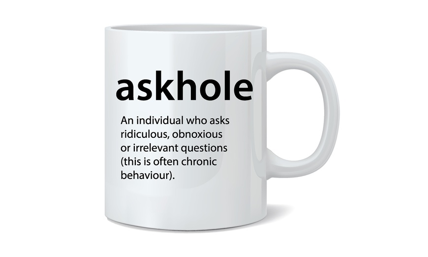 Image 2: One or Two Definition Novelty Mugs