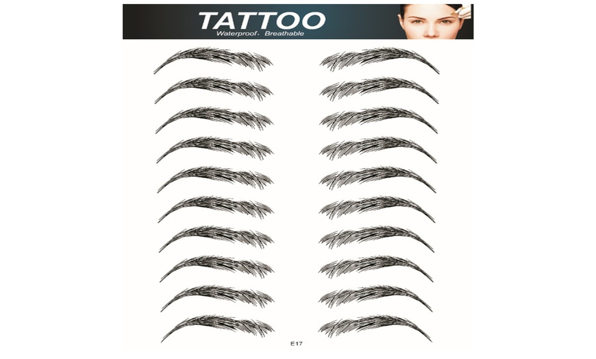 Image 23: Glamza 4D Eyebrow Tattoo and Phoera Magnetic Eyeliner and Lashes Set