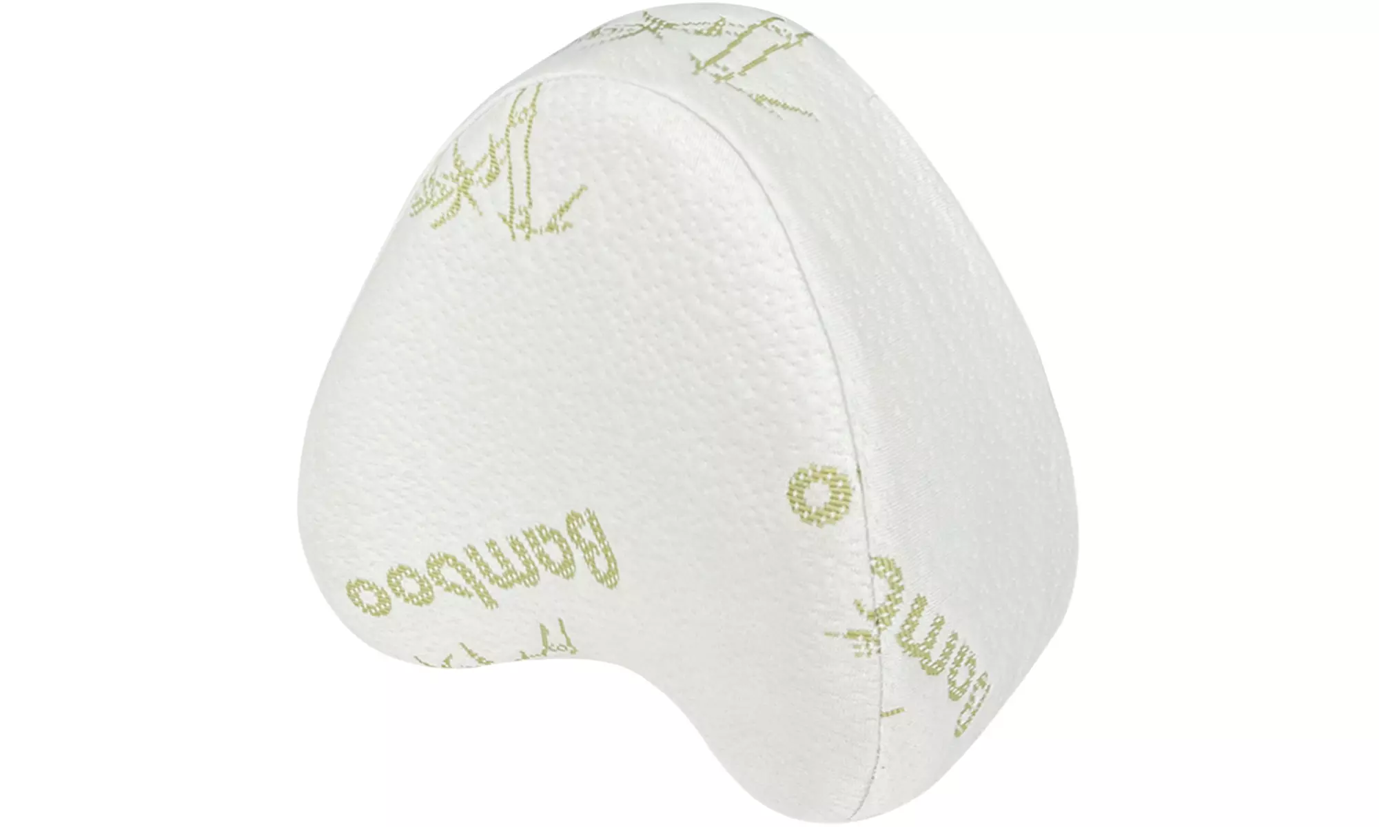 Coussin pour jambes à mousse à mémoire de forme et revêtement bambou