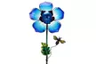 Solar-Powered Glass Flower Garden Stake - Second Medium
