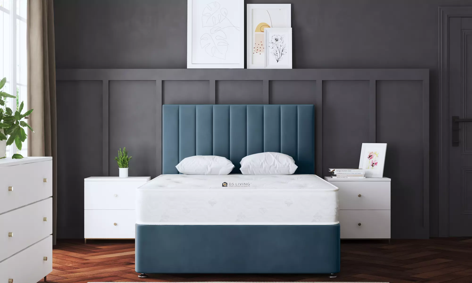 Amelia Panel Divan Bed