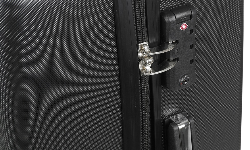 Image 7: Three-Piece Hard Shell Suitcase Set
