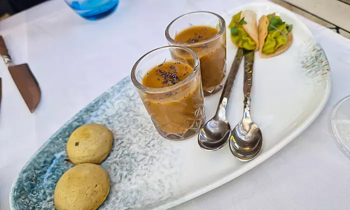 Menu bistronomique 6 ou 8 séquences au restaurant la table d'Yvan