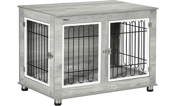 PawHut Dog Crate with Washable Cushion