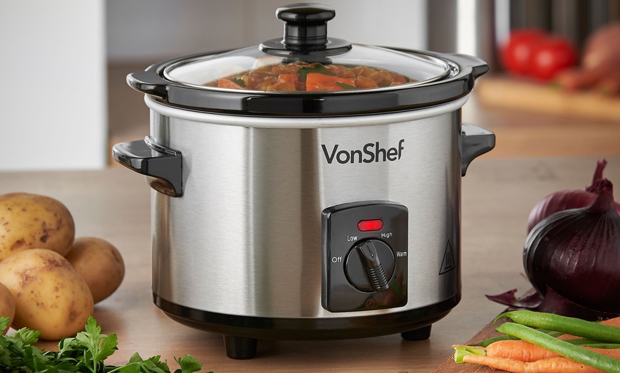 Image 1: VonShef Slow Cooker