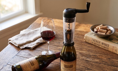 groupon Cork Mill Easy Wine Bottle Opener in rgb