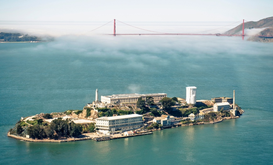 Image 1:  Explore and Enjoy Alcatraz + Muir Woods & Sausalito Tour for Up to 4 