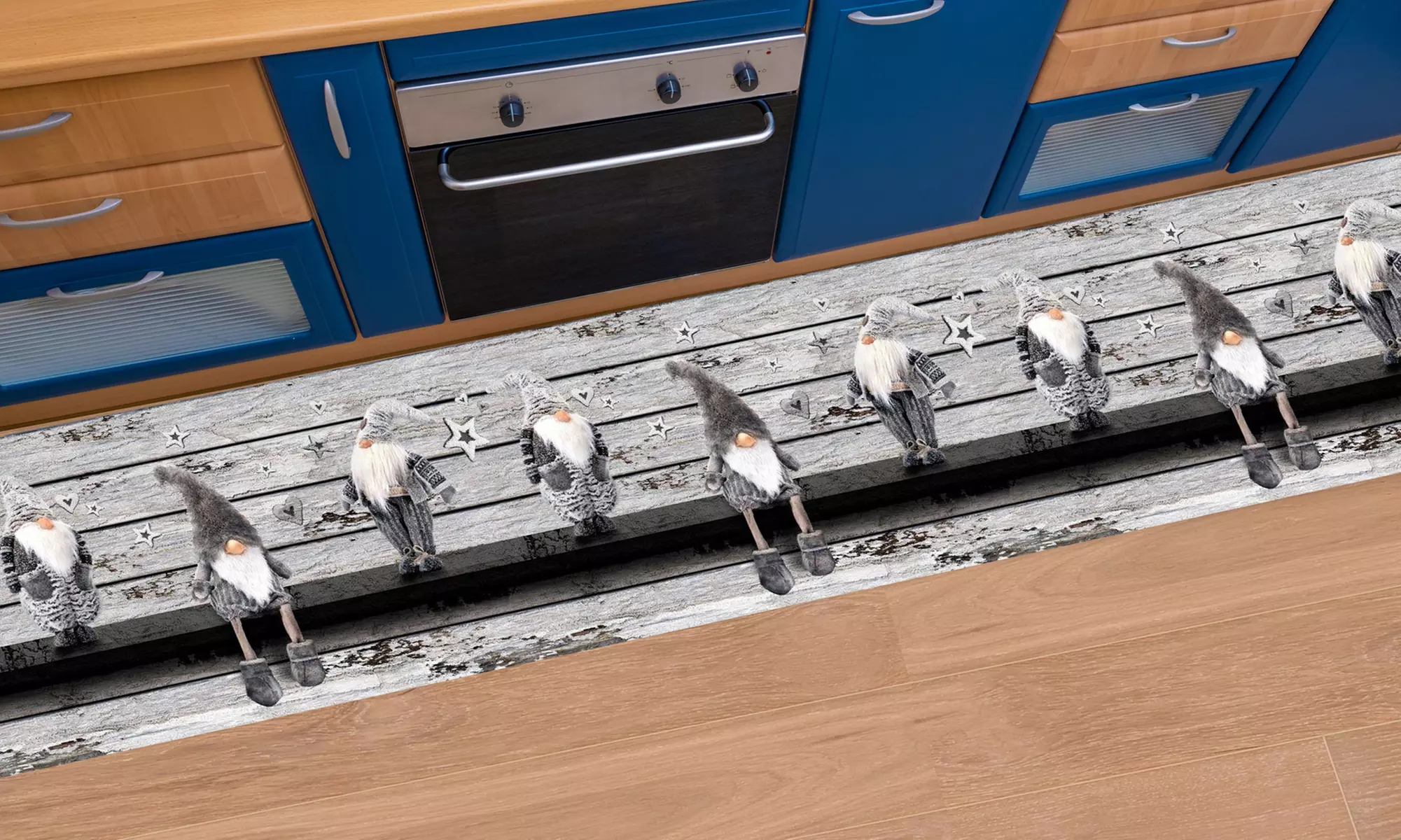 Tappeto passatoia a tema natalizio