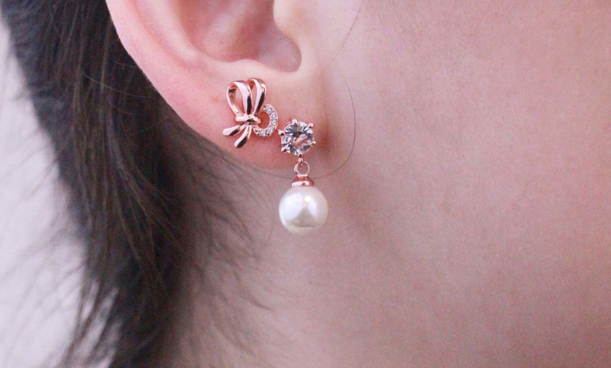 Image 13: Boucles d'oreilles à tige "Posie"