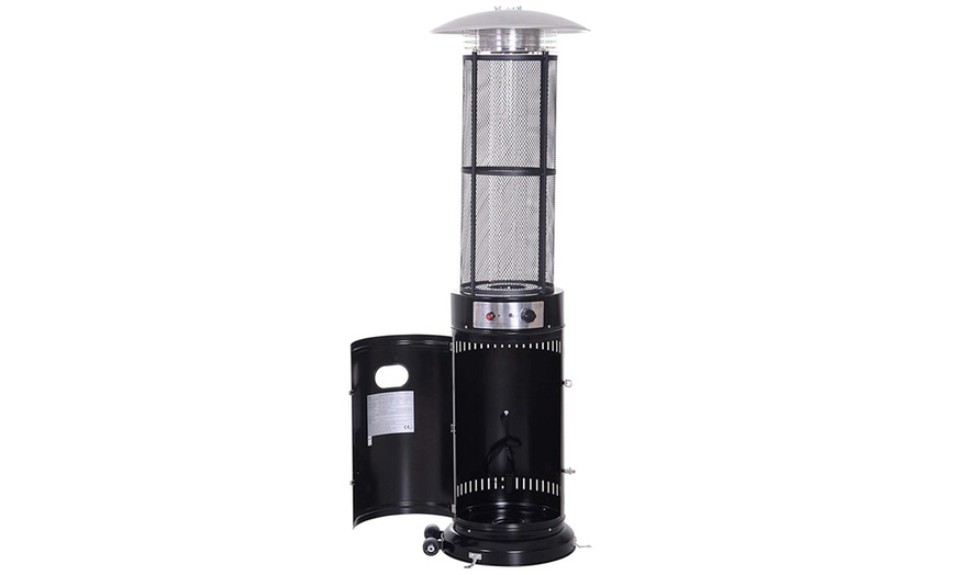 Image 11: Outsunny 11KW Patio Bullet Heater