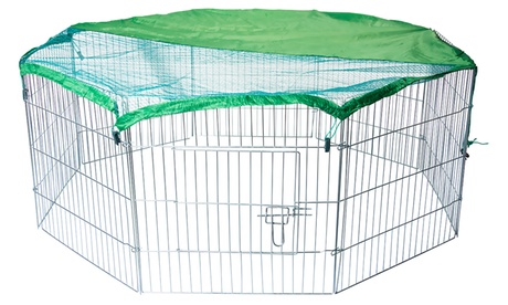 Box recinto per animali, con rete parasole Aqpet