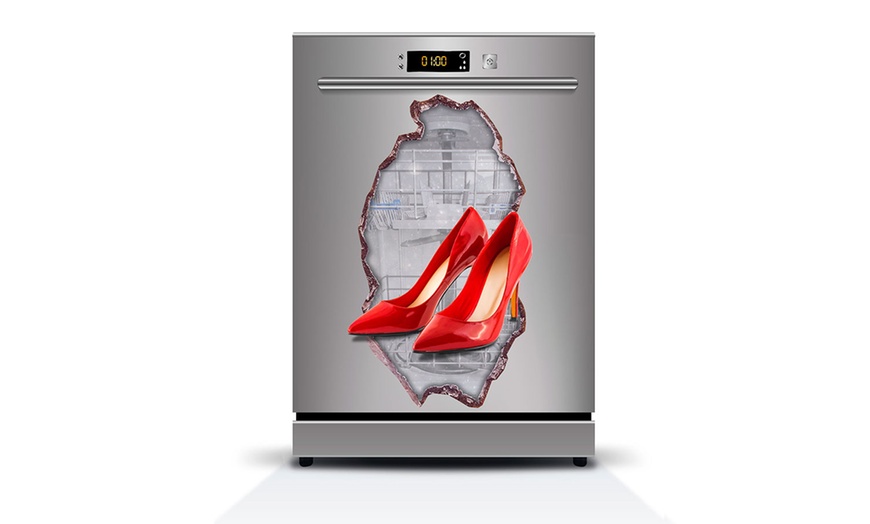 Image 7: 3D Dishwasher Vinyl Stickers