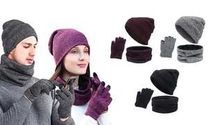 3-Piece Hat, Scarf and Gloves Set