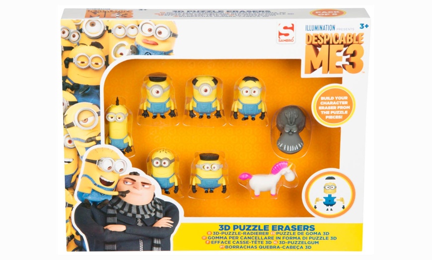 Image 3: Despicable Me 3 3D Puzzle Erasers