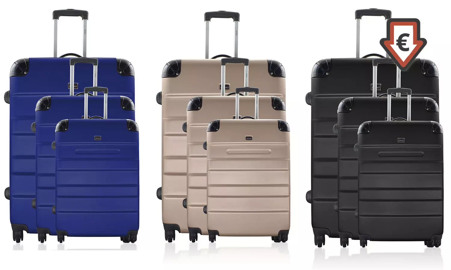 3er-Set Georges Rech Trolleys Arles in der Farbe der Wahl - Primary Image