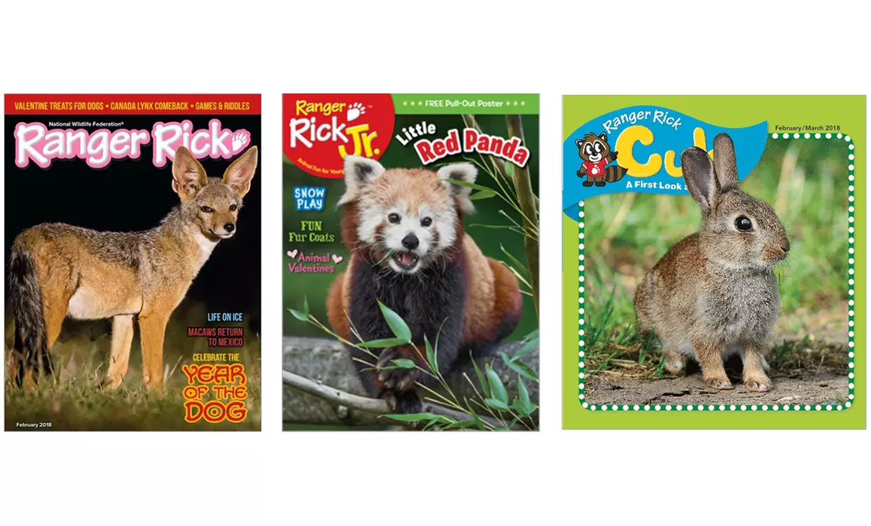 Ranger Rick, Ranger Rick Jr., and Ranger Rick Cub Print and Digital Magazine Subscriptions (Up to 67% Off) - Primary Image