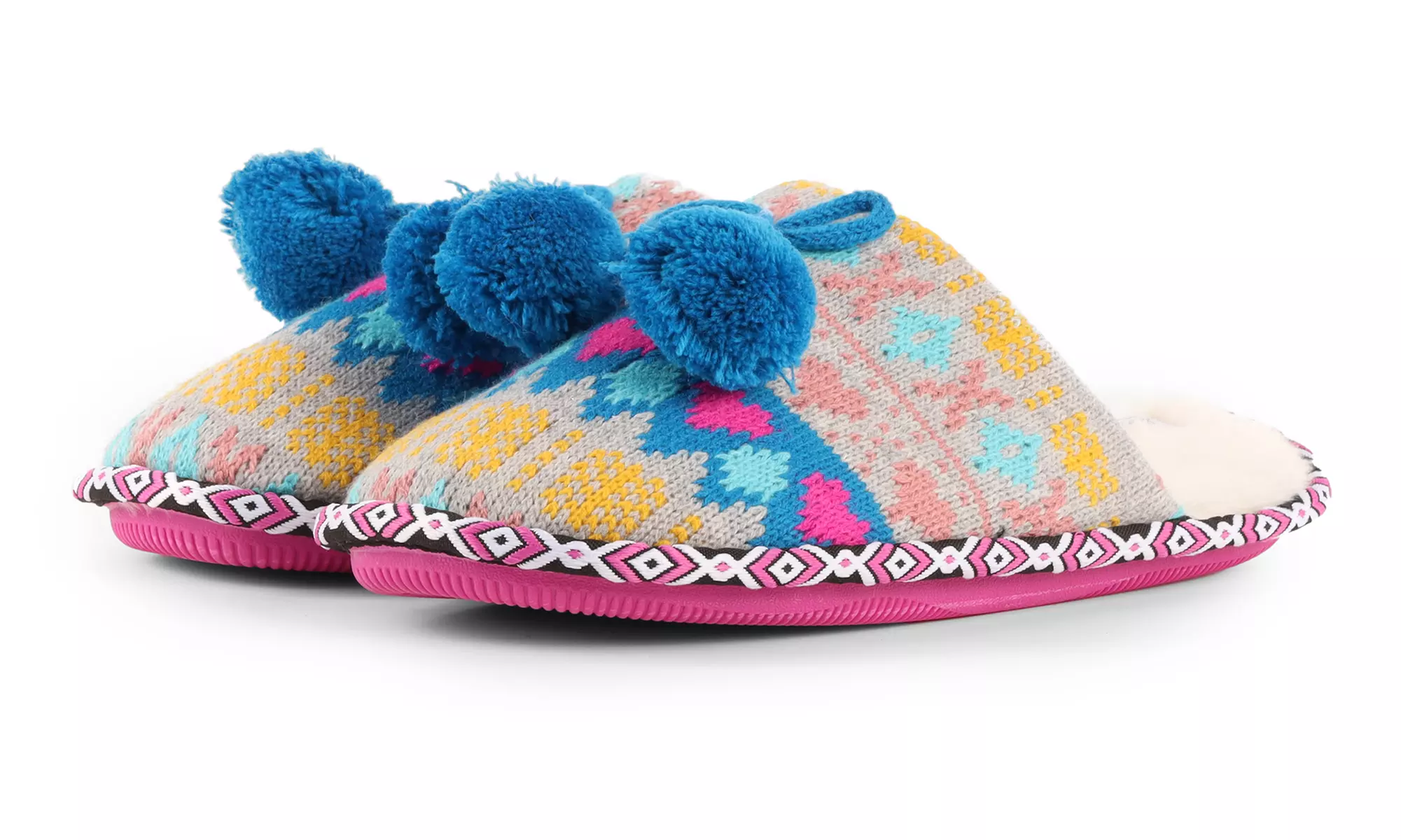 London Shoe Co Women's Eskimo Warm-Lined Slippers