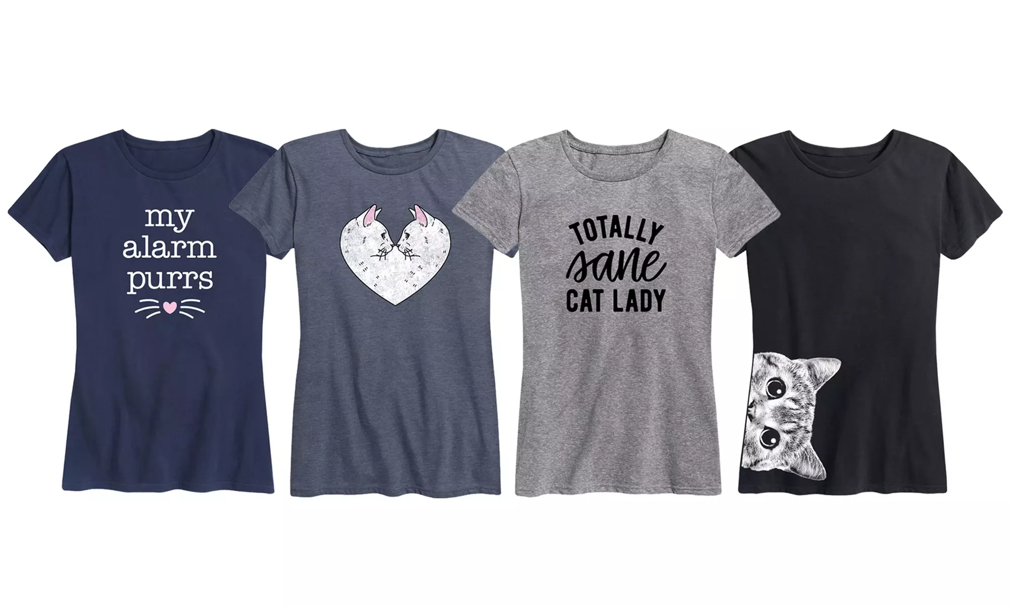 Instant Message: Cat Lady Kitty Mom Women's Tee. Plus Sizes Available. - Primary Image