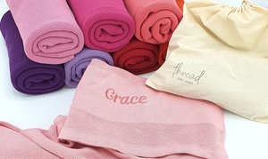 Personalised Embroided Baby Blanket