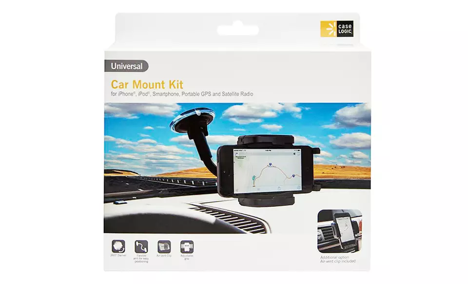 Case Logic Car Mount Kit with Air Vent Clip - Second Medium
