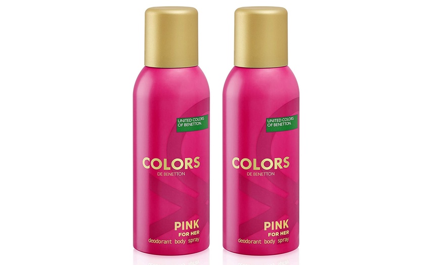 Image 2: Two-Pack of Benetton Deodorant Sprays 150ml
