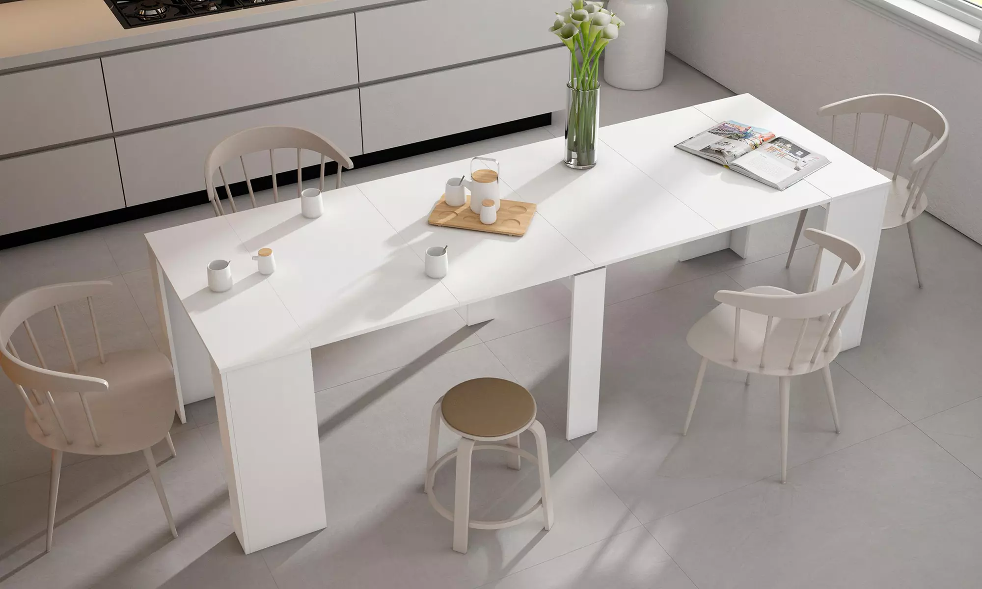 Extendable Console Table for 10 or 12 Diners