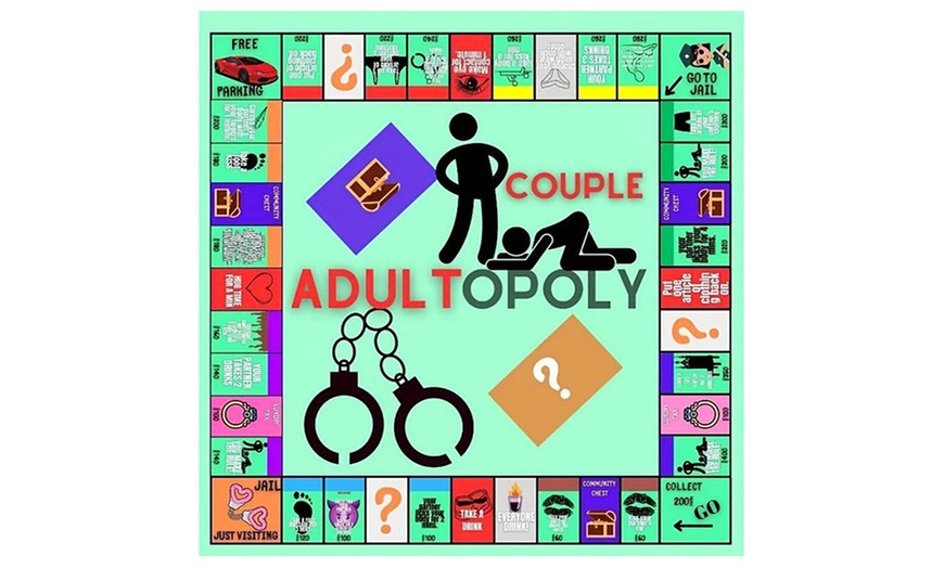 Image 1: Adultopoly Couples Date Night: Game Ideal for Valentine's Day