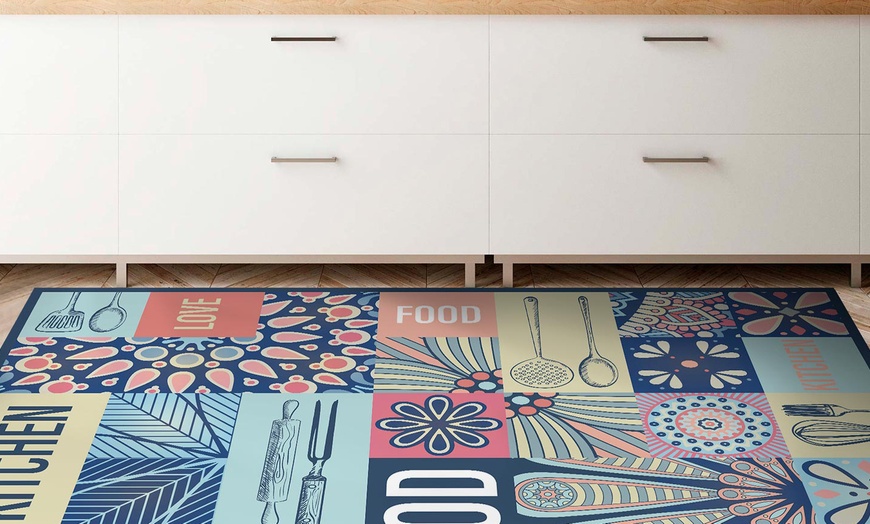 Image 12: Vinyl Kitchen Rug