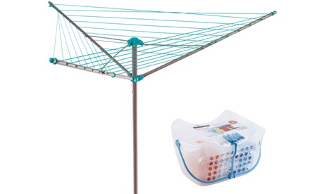 Séchoir à linge rotatif d'extérieur avec pinces à lingge de Beldray